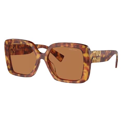 miu miu tortoise sunglasses oversize|Miu Miu Tortoiseshell Oversized Sunglasses in Multicolor Acetate.